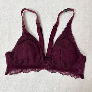 NWT Burgundy Victoria's Secret bra sz S